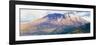 Panorama of Mount St. Helens Showing the Blowout-Michael Qualls-Framed Photographic Print