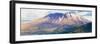 Panorama of Mount St. Helens Showing the Blowout-Michael Qualls-Framed Photographic Print