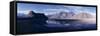 Panorama of Mountains Reflected in the Water of the Indus River, Skardu, Baltistan, Pakistan, Asia-Ursula Gahwiler-Framed Stretched Canvas