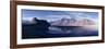 Panorama of Mountains Reflected in the Water of the Indus River, Skardu, Baltistan, Pakistan, Asia-Ursula Gahwiler-Framed Photographic Print