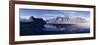 Panorama of Mountains Reflected in the Water of the Indus River, Skardu, Baltistan, Pakistan, Asia-Ursula Gahwiler-Framed Photographic Print