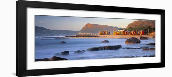 Panorama of Muizenburg, False Bay, Cape Town, South Africa-Peter Adams-Framed Photographic Print