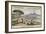 Panorama of Naples and Vesuvius-null-Framed Giclee Print