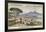 Panorama of Naples and Vesuvius-null-Framed Giclee Print