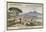 Panorama of Naples and Vesuvius-null-Framed Giclee Print