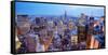 Panorama of New York City in Midtown Manhattan. Low Color Saturation-Sean Pavone-Framed Stretched Canvas