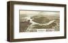Panorama of Norfolk, Virginia, and Surroundings, 1892-Wellge-Framed Giclee Print