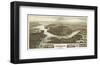 Panorama of Norfolk, Virginia, and Surroundings, 1892-Wellge-Framed Art Print