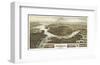 Panorama of Norfolk, Virginia, and Surroundings, 1892-Wellge-Framed Art Print