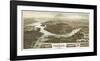 Panorama of Norfolk, Virginia, and Surroundings, 1892-Wellge-Framed Art Print