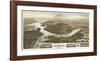 Panorama of Norfolk, Virginia, and Surroundings, 1892-Wellge-Framed Art Print