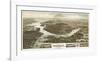 Panorama of Norfolk, Virginia, and Surroundings, 1892-Wellge-Framed Art Print