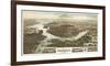 Panorama of Norfolk, Virginia, and Surroundings, 1892-Wellge-Framed Art Print