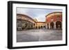 Panorama of Palazzo Della Ragione and Piazza Dei Mercanti in the Morning, Milan, Italy-anshar-Framed Photographic Print