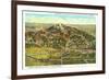 Panorama of Pike's Peak Region, Colorado-null-Framed Premium Giclee Print