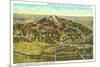 Panorama of Pike's Peak Region, Colorado-null-Mounted Premium Giclee Print
