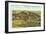 Panorama of Pike's Peak Region, Colorado-null-Framed Art Print