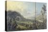 Panorama of Rheola (W/C on Card)-Thomas Hornor-Stretched Canvas