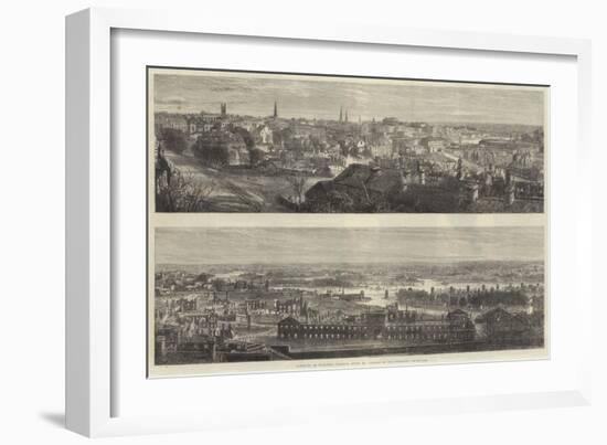 Panorama of Richmond, Virginia, after its Capture by the Federals-null-Framed Giclee Print