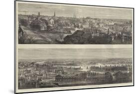 Panorama of Richmond, Virginia, after its Capture by the Federals-null-Mounted Giclee Print