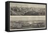 Panorama of Richmond, Virginia, after its Capture by the Federals-null-Framed Stretched Canvas