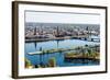 Panorama of Riga City. Latvia-amok-Framed Photographic Print