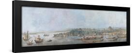 Panorama of Sarayburnu, Late 18th Cent.-Louis-François Cassas-Framed Giclee Print