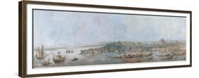 Panorama of Sarayburnu, Late 18th Cent.-Louis-François Cassas-Framed Premium Giclee Print