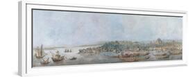 Panorama of Sarayburnu, Late 18th Cent.-Louis-François Cassas-Framed Premium Giclee Print