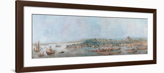 Panorama of Sarayburnu-Louis-Francois Cassas-Framed Premium Giclee Print