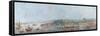 Panorama of Sarayburnu-Louis-Francois Cassas-Framed Stretched Canvas