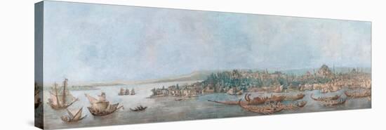 Panorama of Sarayburnu-Louis-Francois Cassas-Stretched Canvas