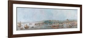 Panorama of Sarayburnu-Louis-Francois Cassas-Framed Giclee Print