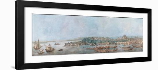 Panorama of Sarayburnu-Louis-Francois Cassas-Framed Giclee Print