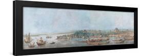 Panorama of Sarayburnu-Louis-Francois Cassas-Framed Giclee Print