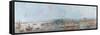 Panorama of Sarayburnu-Louis-Francois Cassas-Framed Stretched Canvas