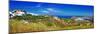 Panorama of Scenic Patmos Island. View of Chora and Monastery. G-Maugli-l-Mounted Photographic Print