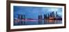 Panorama of Singapore Skyline and River-null-Framed Art Print