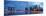 Panorama of Singapore Skyline and River-null-Mounted Art Print