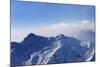 Panorama of Snowy Mountains in Early Morning Fog-BSANI-Mounted Photographic Print