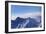 Panorama of Snowy Mountains in Early Morning Fog-BSANI-Framed Photographic Print