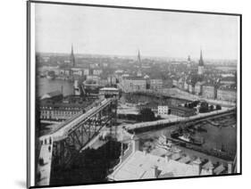 Panorama of Stockholm, Sweden, Late 19th Century-John L Stoddard-Mounted Giclee Print