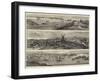 Panorama of Sveaborg and Helsingfors, Russian Fortifications in the Baltic Sea-null-Framed Giclee Print