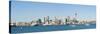 Panorama of the Auckland City Skyline, Auckland, North Island, New Zealand, Pacific-Matthew Williams-Ellis-Stretched Canvas