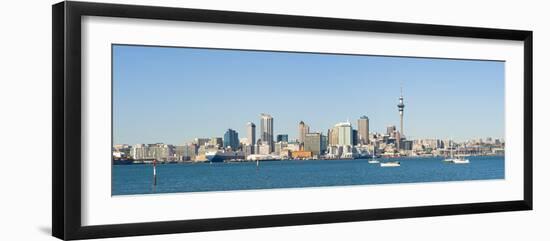 Panorama of the Auckland City Skyline, Auckland, North Island, New Zealand, Pacific-Matthew Williams-Ellis-Framed Photographic Print