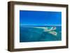 Panorama of the Blue Lagoon, Rangiroa atoll, Tuamotus, French Polynesia-Michael Runkel-Framed Photographic Print