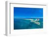 Panorama of the Blue Lagoon, Rangiroa atoll, Tuamotus, French Polynesia-Michael Runkel-Framed Photographic Print