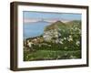 Panorama of the Castello Di Barbarossa, Capri, Italy, Early 20th Century-null-Framed Giclee Print