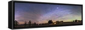 Panorama of the Celestial Night Sky in Southwest New Mexico-Stocktrek Images-Framed Stretched Canvas