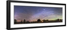 Panorama of the Celestial Night Sky in Southwest New Mexico-Stocktrek Images-Framed Photographic Print